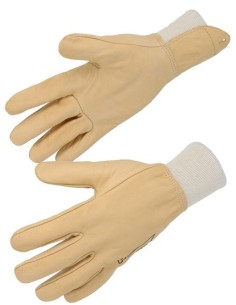 Singer Safety 50EFBBC gant tout fleur de bovin beige protège-artère