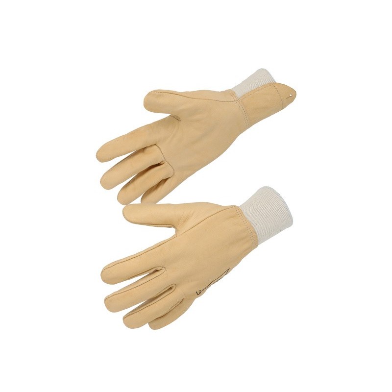 Singer Safety 50EFBBC gant tout fleur de bovin beige protège-artère