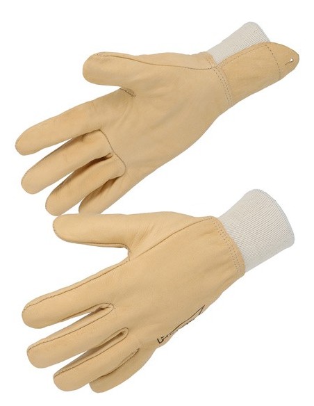 Singer Safety 50EFBBC gant tout fleur de bovin beige protège-artère