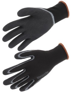 Singer Safety GRIP100 gants nylon nitrile double couche