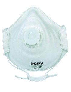 SINGER AUUM21V Demi-masque confort valve FFP1 NR D boîte de 10