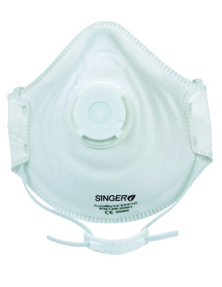 SINGER AUUM21V Demi-masque confort valve FFP1 NR D boîte de 10