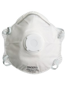SINGER AUUM20VSL Demi-masque classique valve FFP2 NR D boîte de 10