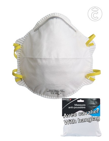 SINGER CAUUM10SL Demi-masque classique FFP1 NR D pack de 3