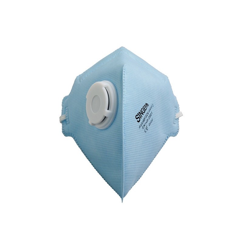 SINGER AUUMP32V Demi-masque pliable avec valve FFP2 NR boîte de 20