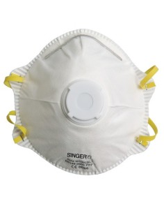 SINGER AUUM10VSL Demi-masque classique avec valve FFP1 NR D boîte de 10