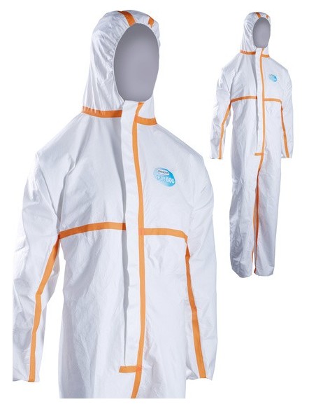 SINGER PLY600 Combinaison de protection chimique type 4 5 6 microporeuse