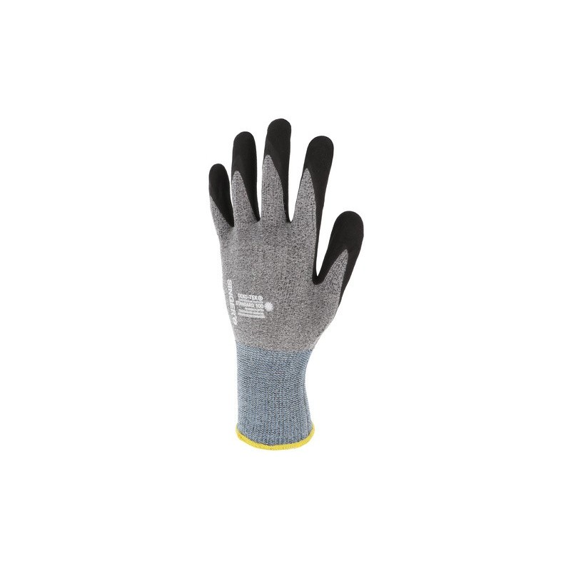 SINGER CNYMFIT00 Gant nitrile mousse picots dos aéré jauge 15