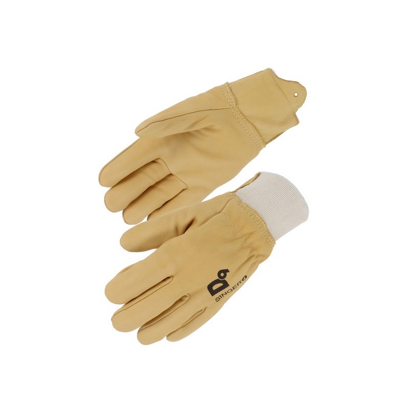 Gant fleur bovin hydrofuge doublé Kevlar SINGER 50GHBBK