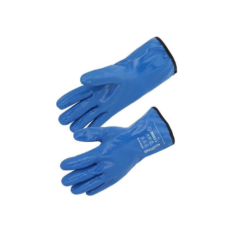 Gant nitrile isolant multi-risques SINGER NITPOL30
