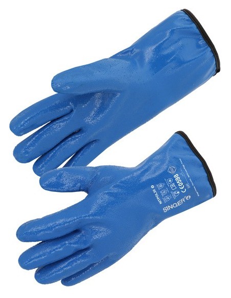 Gant nitrile isolant multi-risques SINGER NITPOL30