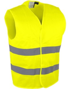 Gilet haute visibilité jaune polyester SINGER GILA