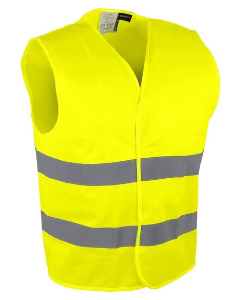 Gilet haute visibilité jaune polyester SINGER GILA