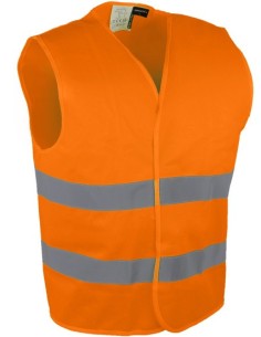 Gilet haute visibilité orange polyester SINGER GILO
