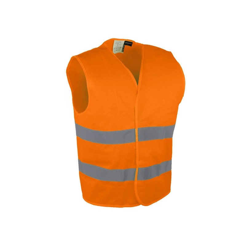 Gilet haute visibilité orange polyester SINGER GILO