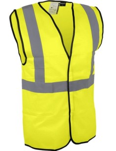 Gilet haute visibilité jaune 3 bandes SINGER VPLGILJ00