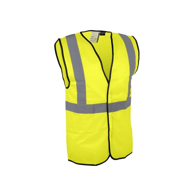 Gilet haute visibilité jaune 3 bandes SINGER VPLGILJ00
