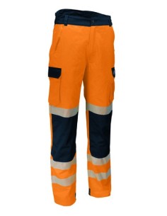 Pantalon de travail haute visibilité orange SINGER PILOM