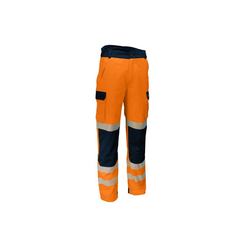 Pantalon de travail haute visibilité orange SINGER PILOM