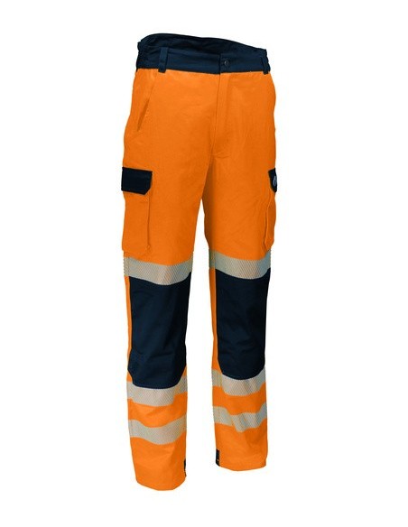 Pantalon de travail haute visibilité orange SINGER PILOM