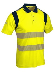 Polo haute visibilité jaune SINGER POLMA