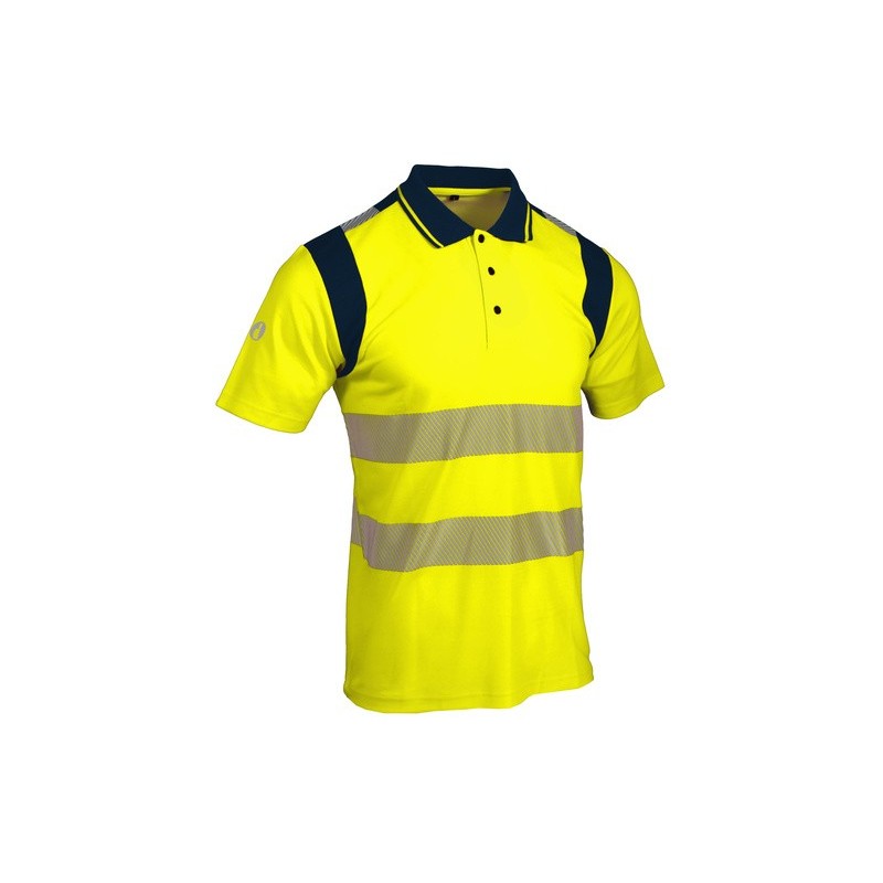 Polo haute visibilité jaune SINGER POLMA