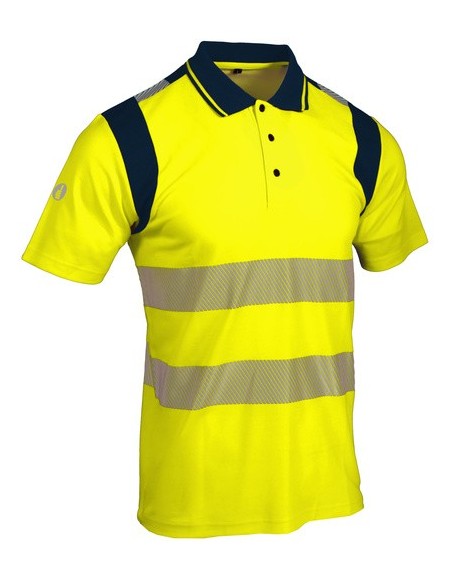Polo haute visibilité jaune SINGER POLMA