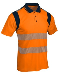 Polo haute visibilité orange SINGER POLMO