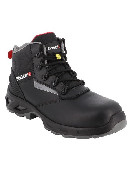 Chaussure haute de sécurité amagnétique cuir hydrofuge ESD SINGER OBSID